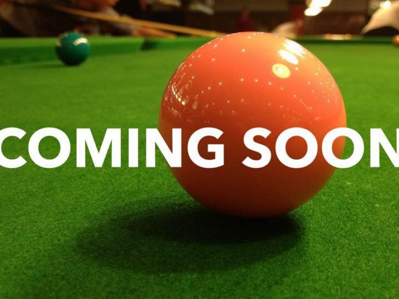 pool table coming soon